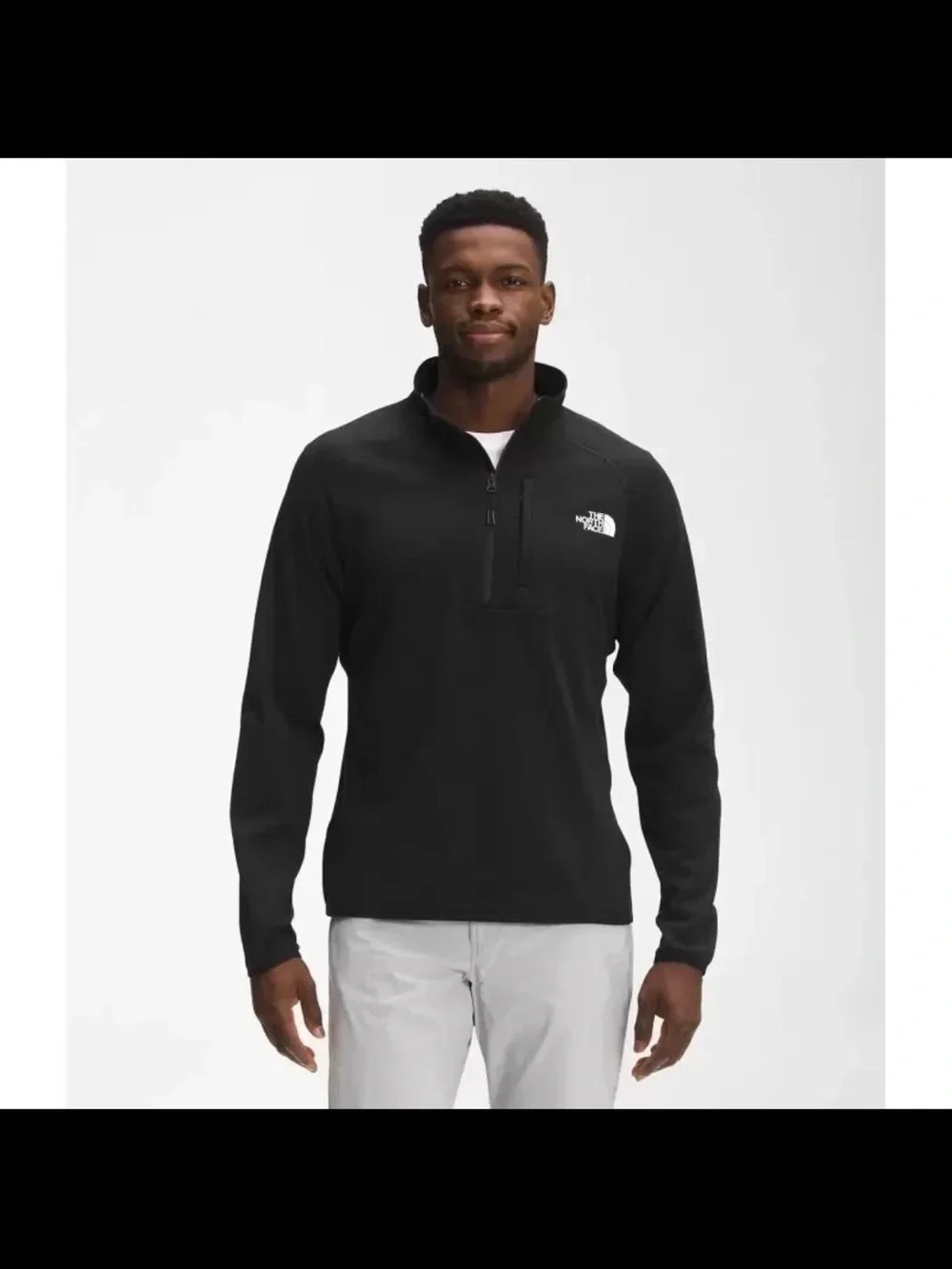 The North Face Men’s Canyonlands black half zip pullover size XL